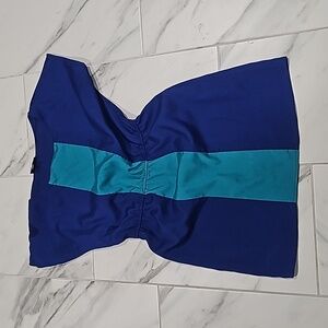 Ladies dress turquoise and blue ... no stains